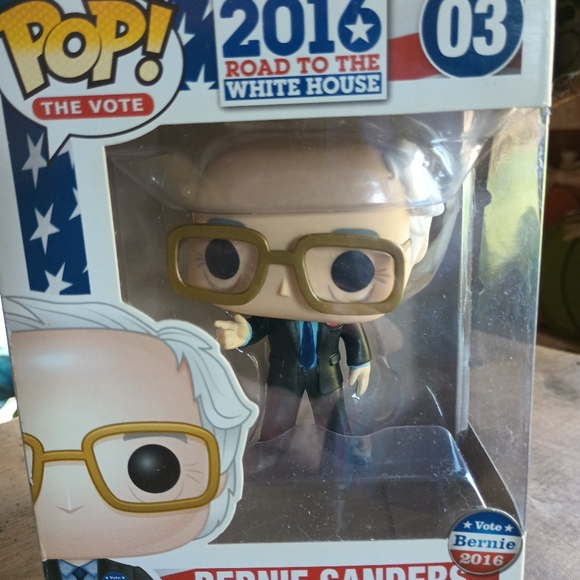 Bernie Sanders Funko Pop from my Geriatric Collection Go Boomers☮️ - Picture 4 of 4